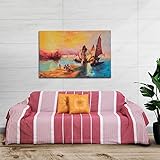 Tadussi® Tagesdecke Sofaüberwurf Sofadecke 200x300 Couch Überwurf Bettüberwurf Vielseitiger Dekorativer Überwurfdecke in Bordeaux