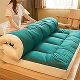 Single tree forest Japanische Futon Matratze,Tatami Matte Gästematratze，Isomatte Faltbare，aufrollbare tragbare Campingmatte，Weich Und Atmungsaktiv Matratzenschoner für Studentenwohnheim