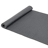 ANRO Badematte Badvorleger Weichschaummatte Badläufer Antirutsch Grau 65x100cm