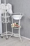 Waschtisch Shabby Chic Waschbecken Antik Emaille Schüssel Vintage usm043 Palazzo Exclusiv