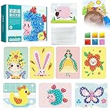 ASLIARTOPUS Poke-Art-DIY-Spielzeug, DIY-Bastelsets für Kinder, Unendlicher Kindheitstraum handbemalt, Lernspielzeug zum Wechseln der Kinderkleidung (Märchen)