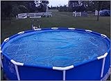 SAFWEL Staubdichter Poolschutz Solarfolie Pool Runde Solar Pool Abdeckung für oberirdische Pools/Binnenbecken, Solar Pool Hot Tub Deckenabdeckungen, 9m,2m Durchmesser (Size : 3m/10ft)