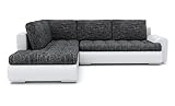 Ecksofa Tokio V mit Schlaffunktion! Best ECKSOFA! Eckcouch mit Bettkasten! Best! (LAWA 17 + Soft 17 Links), 200x75x230