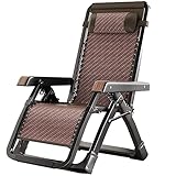MIUXE Klappbare Liegestühle für den Garten, Gartenstühle, 90°~170° Multi-Winkel-Einstellung, Ergonomisches Design, Liegestühle für Garten, Terrasse und Patio Garten Strand Pool