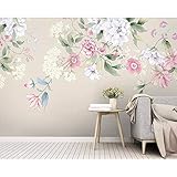 Xzfddn Handgemaltes Aquarell-Modernes Wandgemälde-Wohnzimmer-Sofa Fernsehwand Schlafzimmer Wand Küche Wandpapiere Wohnkultur-450X300Cm