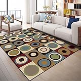 RUGMRZ Moderne Teppiche Wohnzimmer Kreative Geometrie Camping Teppich Für Draußen mehrfarbig teppichläufer flur rutschfest wohnzimmer möbel modern teppich moderne teppiche wohnzimmer teppich jugendzim