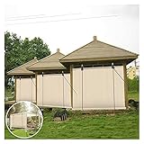 XILYZMO Außenrolle, Sonnenschutz, staubdicht, Sonnenschutz, aufrollbar, für Schwimmbad, Hinterhof, Sichtschutzzaun, 50 Größen (Farbe: A, Größe: 130 x 200 cm)