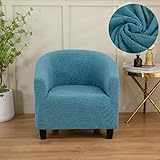 uyeoco Sesselbezug Sesselüberwurf Cocktailsessel Bezug/Husse Überzug Stretch Jacquard Club/Tub Clubsessel Sesselschoner Wannenstuhlbezug Möbelschutzbezug (Color : #7, Size : 1pc)
