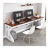 Computertisch Einfacher Gaming-Tisch, Desktop-Doppel-PC-Tisch, Arbeitstisch, Spieltisch, Schlafzimmer, Arbeitszimmer, Wohnzimmer, PC-Tisch Schreibtische (Color : 05, Size : 140 * 60 * 75cm)