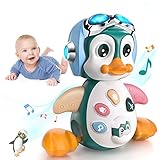 MOONTOY Musik babyspielzeug ab 1 Jahr Geschenke für Mädchen Junge,Krabbel Musikspielzeug Babyspielzeug ab 10 12 18 Monate mit licht & Sound,Lernspielzeug für Kinder Geburtstag Geschenk ab 12 Monate