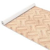 ANRO Für Bad Weichschaum Matte Antirutsch Badvorleger Badläufer Holz Parkett 200x130cm