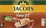 Jacobs Kaffeespezialitäten 3 in 1, 10 Sticks mit Instant Kaffee, 10 Getränke
