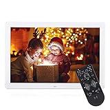 Digitaler Bilderrahmen 17 Zoll Digitalfotorahmen 1440 * 900 HD Slim Multifunktions Digitalrahmen Unterstützung für MPEG, MP4, AVI, RMVB, 1080P HD, Clock Player, Home Decorated Frame