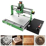 FoxAlien WM-3020 CNC Fräsmaschine/Fräser für Metallhöhlen, 300watt Spindel, Linearschienen und Kugelschrauben, 3-Achsen Router Maschine für Aluminium, Kupfer, Holz, Acryl