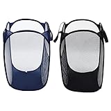 Alipis 2 Stück Zusammenklappbarer Wäscheeimer Zusammenklappbare Aufbewahrungsbox Zusammenklappbarer Wäschekorb Zusammenklappbarer Wäschekorb Großer Wäschekorb Aufbewahrungstaschen