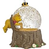 Precious Moments, Disney Showcase Winnie The Pooh Schneekugel mit Musik, für die Liebe zum Hunny, Harz/Glas, 171708, Braun