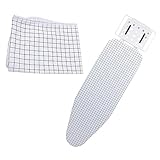 GSKD Baumwolle Bügeltischbezüge 90x30cm Bügelbrettbezug Thermo Reflect Bügeltischbezug Universal Ironing Board Cover Mit Dicker Polsterung (Color : White, Size : 90x30cm(35x12in))