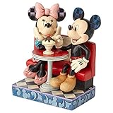 Enesco Disney Traditions by Jim Shore Mickey und Minnie Mouse Soda Shop, Figur, 16,5 cm, Mehrfarbig
