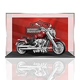 Acryl-Vitrine für LEGO Creator Experte Harley-Davidson Fat Boy 10269 Bauset, staubdichte Aufbewahrung, Dekorieren, Sammlerstücke, Vitrine (Hintergrund)