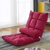 fuLNes 5-Positionen-Stuhl, stilvolles Sofa, Couchbetten, Lounge-Sessel mit Kissen und Verstellbarer Rückenlehne, stark belastbarer Gaming-Sofa-Stuhl