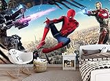 Spiderman-Tapete – Kinder-Wandbild – 366 x 254 cm – Kinderzimmer – Papierposter Dekor