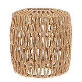 UPKOCH Rattan Lampenschirm Boho Weihnachten Dekoration Vintage Tischlampenschirm Stehlampe Lampe Ersatzlampenschirme für Pendelleuchte Wandlampe Tischlampe Deckenleuchte Schirm (zufälliger Stil)