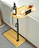 Badewannen-Tisch aus Bambus, höhenverstellbar