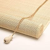Bambusrollo Bambusrollos Im Japanischen Stil Mit Beschlag, Küchentürfenster-Verdunkelungssonnenschutz, 60 cm / 80 cm / 100 cm / 120 cm / 140 cm Breite (Size : W 140×H 180cm)