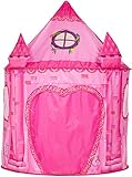 Benebomo Rosa Spielzelt mädchen,Prinzessin Kinderzelt,Zelt kinderzimmer mit Tragetasche,Spielhaus Kinder Indoor,Geschenk für Mädchen