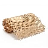 FABIIA 100 cm Breite, Naturrohr Rattan Gewebtes Gurtbett, Rattan Wicker Sheet Stoffmöbel Reparatur, Rattanniture Stuhl Gewebematerialnetz Für Schrank, Tür, Bett, Tische, Regal Offen/Eine Farbe/100*200