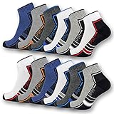 6 oder 12 Paar SPORT Sneaker Socken Herren Damen Sportsocken Frotteesohle Baumwolle 16215/20 (43-46, 12 Paar)