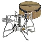 Campingkocher | 3300W Faltbarer Camping Gaskocher | Tragbar Klein Camping Kocher | Für Outdoor Picknick Trekking Wandern.