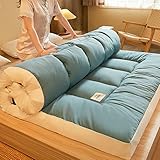 XOMART Tatami-Matte Schlafpolster Faltbare Rollmatratze,Japanisch Boden Futon Matratze,Gefüllt Mit Sojaproteinfasern Verdicktes Futon Matratze,Studentenwohnheim Faltmatratze