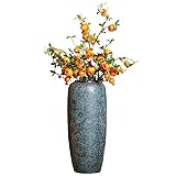 Dekorative Vase Bodenvase aus Keramik, Büro, im Freien, große Vintage-Vase, getrocknete Blumenarrangements for Zuhause, Schlafzimmer, Wohnzimmer, Ornamente Vase (Color : 90x26cm)