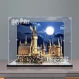 Acryl Vitrine für lego 71043 Schloss Hogwarts Baukasten Staubdichte Displaybox Transparent Kompatibel mit L-e-g-o 71043 Vitrine (Modell nicht enthalten)