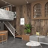 JSEVEM 60CM×5M Braun Graue Blau Holzfaser Tapete Selbstklebend Breit Vintage Grau Holzoptik Tapeten Selbstklebende Wandtapete Matt Vinyl DIY Klebefolie Möbelaufkleber Küche Badezimmer Wohnzimmer Wand