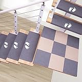 rutschfeste Treppenstufen Matten,waschbarer Selbstklebende DIY-Treppenteppich Für ältere Menschen Und Hunde,dekorative Treppenpolster Für Den Innenbereich(Size:26 * 8+1.6in,Color:15pcs Style 3)