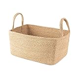 Compactor Dina Jute-Aufbewahrungskorb, mittel, 29 x 20 x 15 cm, Braun, RAN10542