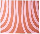 Society6 Gale Switzer Agave Flare II Peach Wandteppich, Polyester, Rose, 60' X 80'