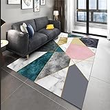 AD6H-CZ Rosa Teppich, Kinder Teppich Balkon Schall Isolierung und Anti fouling Teppich,Rosa,120x180cm