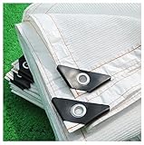 Sonnenschutz Netz Schattierungsnetz Für Gewächshaus Weiß Terrassensegel Netz Schattierungsnetz Verschiedene Größen Können Sunblock Wählen Schatten (Color : White, Size : 6x8m)