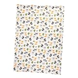 IWOWHERO Beanie-Decke Musselin-Handtücher Baumwolldecke Neugeborenendecke Säuglingsdecke Überwurfdecken Wickeldecken Für Babys Cartoon-Druckdecke Empfangsdecke Kinderdecke