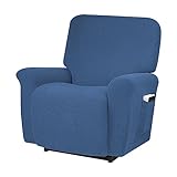 Leomix Liegestuhlbezug, Stretch-Liegestuhl-Sofa-Schonbezug, weiche elastische Couchbezüge, für Liegestuhl, rutschfest, waschbar, Möbelschutz,I
