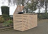 Promadino Mülltonnenbox 'Vario V' für 3 Tonnen