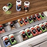 Orga-Box Gewürzgläsereinsatz silbergrau für 60er Schublade z.B. Nobilia ab August 2012 (473 x 488 mm) Gewürzdoseneinsatz III