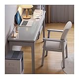 Computertisch Schmaler Schreibtisch aus Massivholz, PC-Tisch, Home-Office-Schreibtisch, PC-Tisch, Schlafzimmer-Studientisch, kleiner Haushalts-Schreibtisch Schreibtische ( Color : A , Size : 80*45*75c