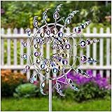 Metallwindspiele Fuer Den Garten, GartenwindmüHle, Garden Decoration Outdoor, Wind Sculptures & Spinners, füR Die AußEndekoration des Hausgartenhofs,Colorful
