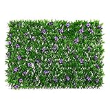 woyufen Gras Wandpaneel Buchsbaum Hecke Wandpaneele Hintergrund UV Schutz Künstliche Grün Wand Sichtschutz Hintergrund Zaun Sichtschutz Indoor Outdoor Garten Hinterhof Party Hochzeit Dekor