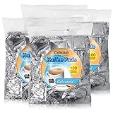 4x Cafeclub Naturmild Kaffeepads Megabeutel je 100 stk. milde Röstung einzeln verpackt