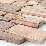 Marmor Fliesen Naturstein Brick Mosaik Rosso Verona